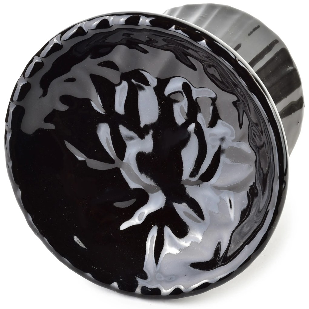 Keramická aroma lampa LILIEN 8,5 cm černá