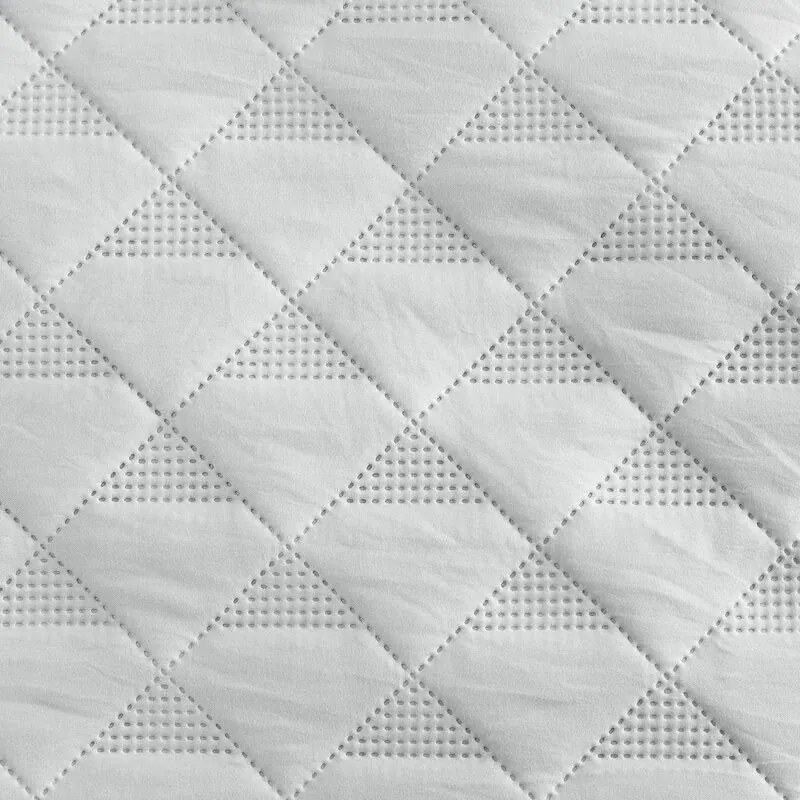 Dekorstudio Jednofarebný prehoz na posteľ VANESA zdobený volánom - strieborný Rozmer prehozu (šírka x dĺžka): 170x210cm