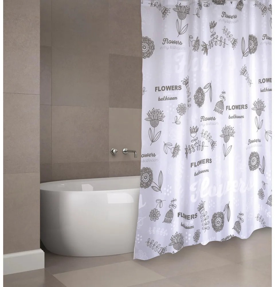 Sprchový záves 180x200 cm Flowers – MSV