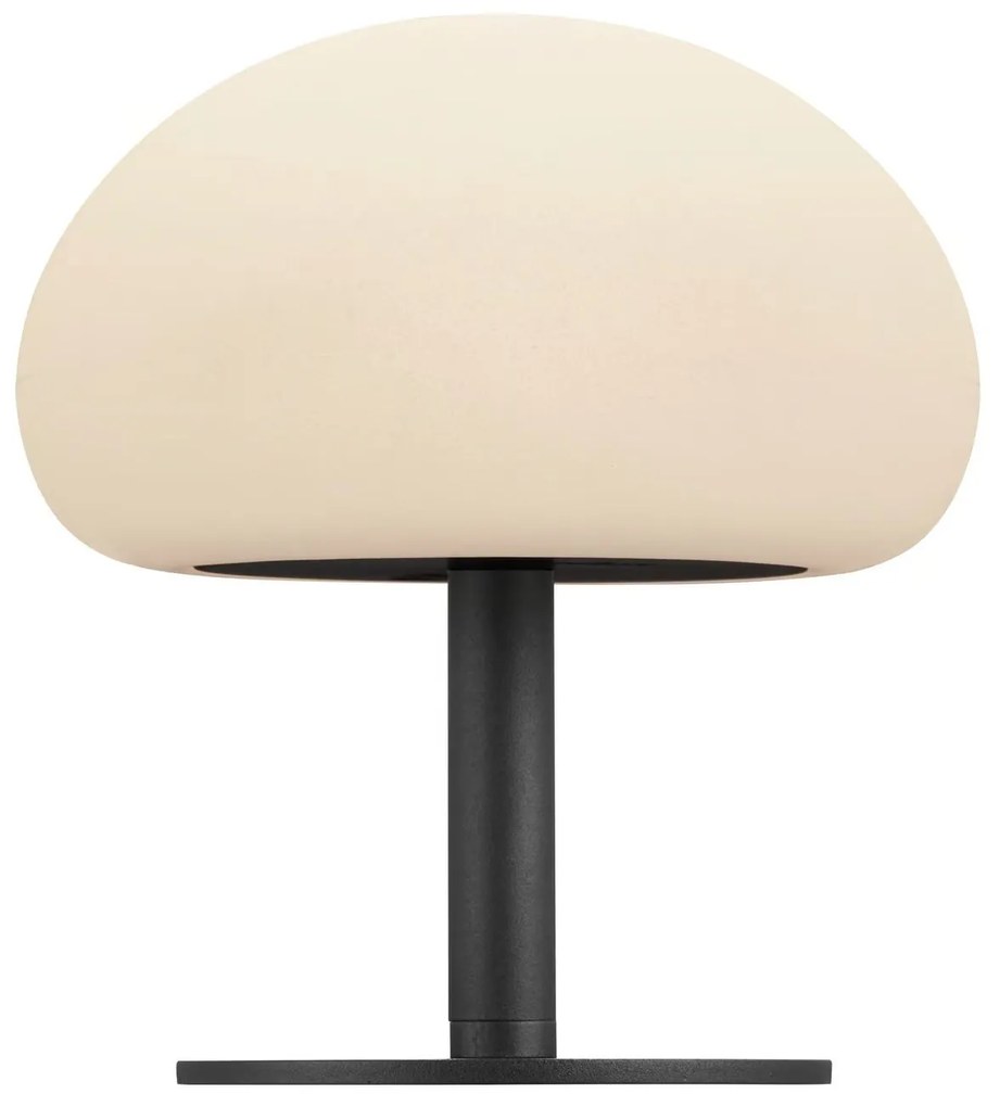 Nordlux Čierna prenosná stolná LED lampa Sponge 20 4,8W 21,5cm 2018135003