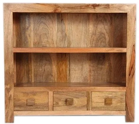 furniture-nabytek.cz - Knihovna z masivu 100x120x35 z dřeva mango