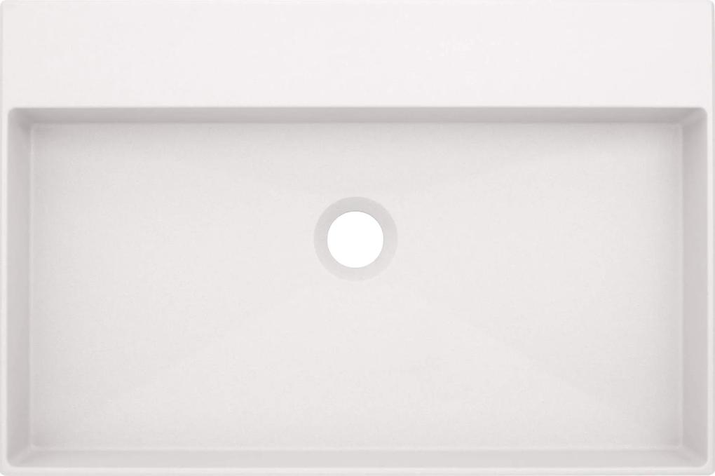 Deante Correo, granitové umývadlo na dosku 60x40 cm, biela, CQR_AU6S