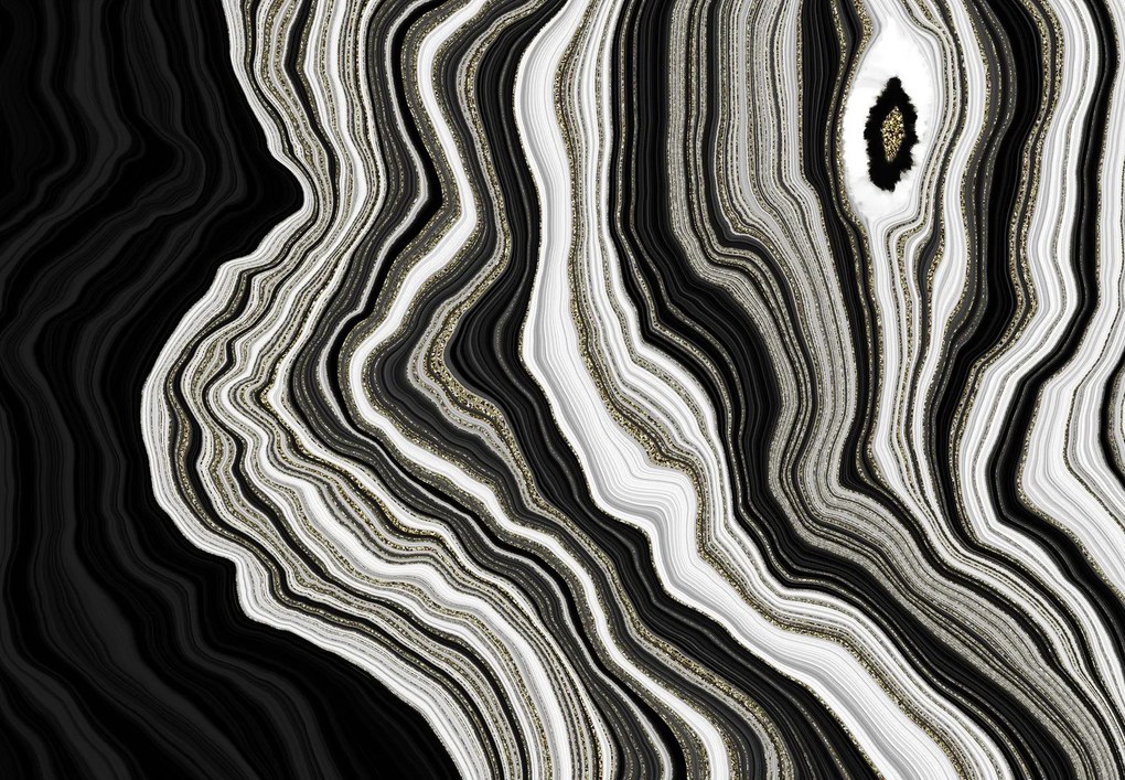 Fototapeta - Čierny mramor (147x102 cm)