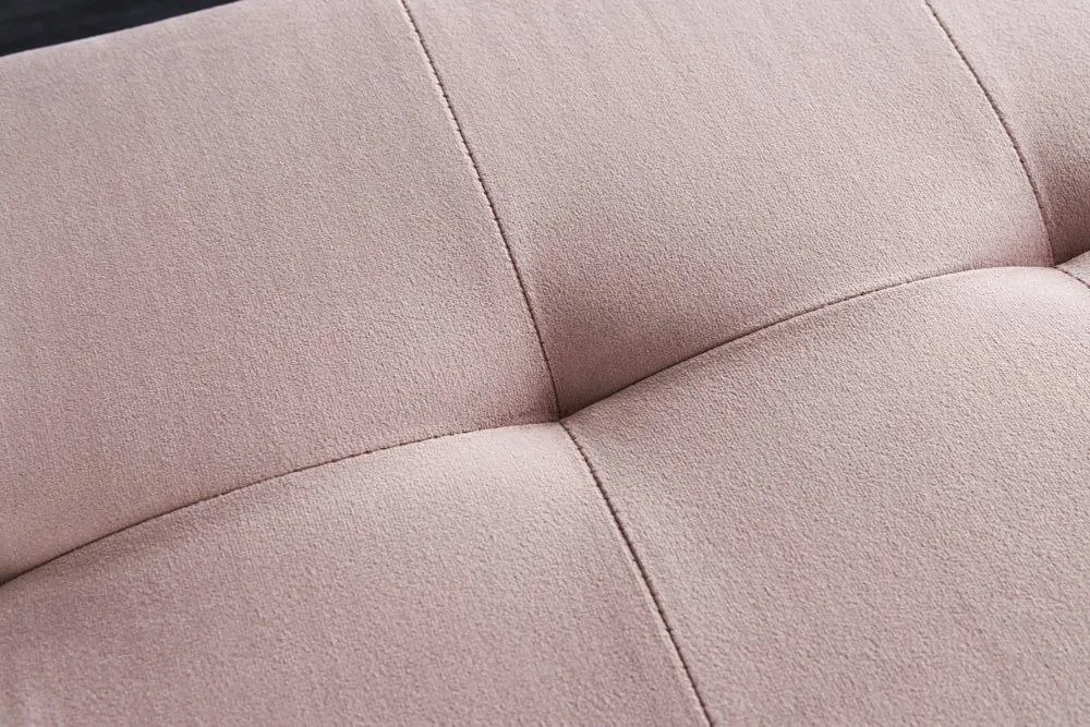 Invicta Interior - Elegantná lavica BOUTIQUE 95 cm, ružová, zamat