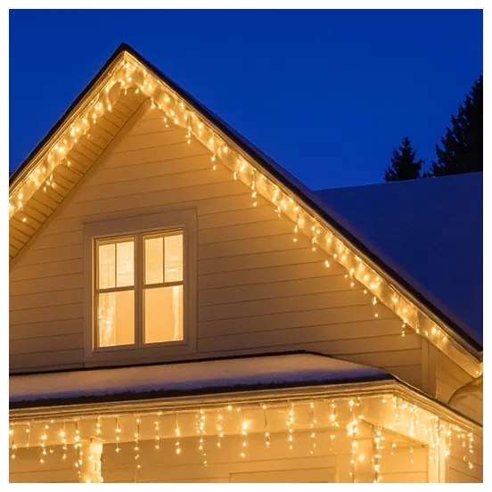 Solight 1V401-WW-LED Vonkajší svetelný záves 360 LED, 8 funkcií, 15 m, IP44, teplá biela