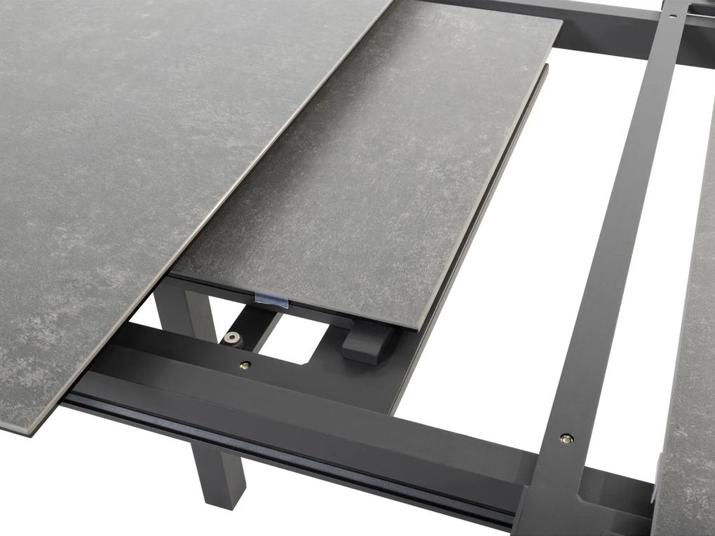 Optimum rozťahovací jedálenský stôl antracit 220-340 cm
