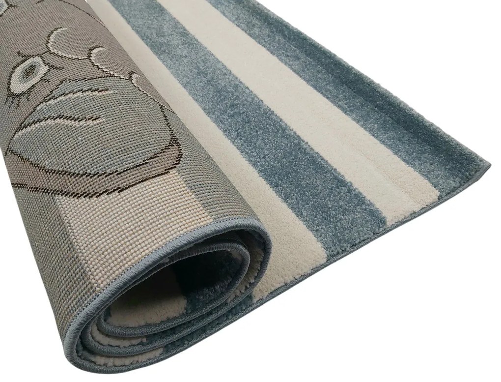 Detský koberec Kiddo A1087 blue, 120x170, modrá, detská izba, Vopi