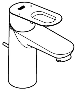 GROHE 32814000 - Umývadlová batéria BAULOOP lesklý chróm