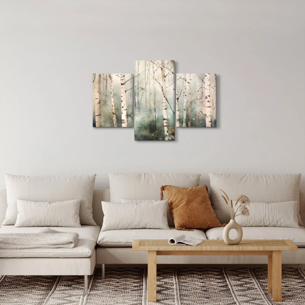Obraz - Kresba lesného vzoru (90x60 cm)
