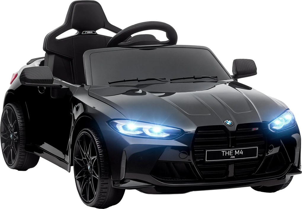 AIYAPLAY Detské elektrické auto 12V s diaľkovým ovládaním 2.4G, odpruženie, jemný štart, elektrické vozidlo s MP3, USB, LED svetlami, trúbkou, 3-5 km/