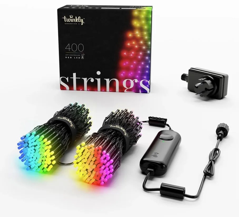 LEDWORKS Svetelná reťaz Twinkly, 400 LED RGB, 32 m
