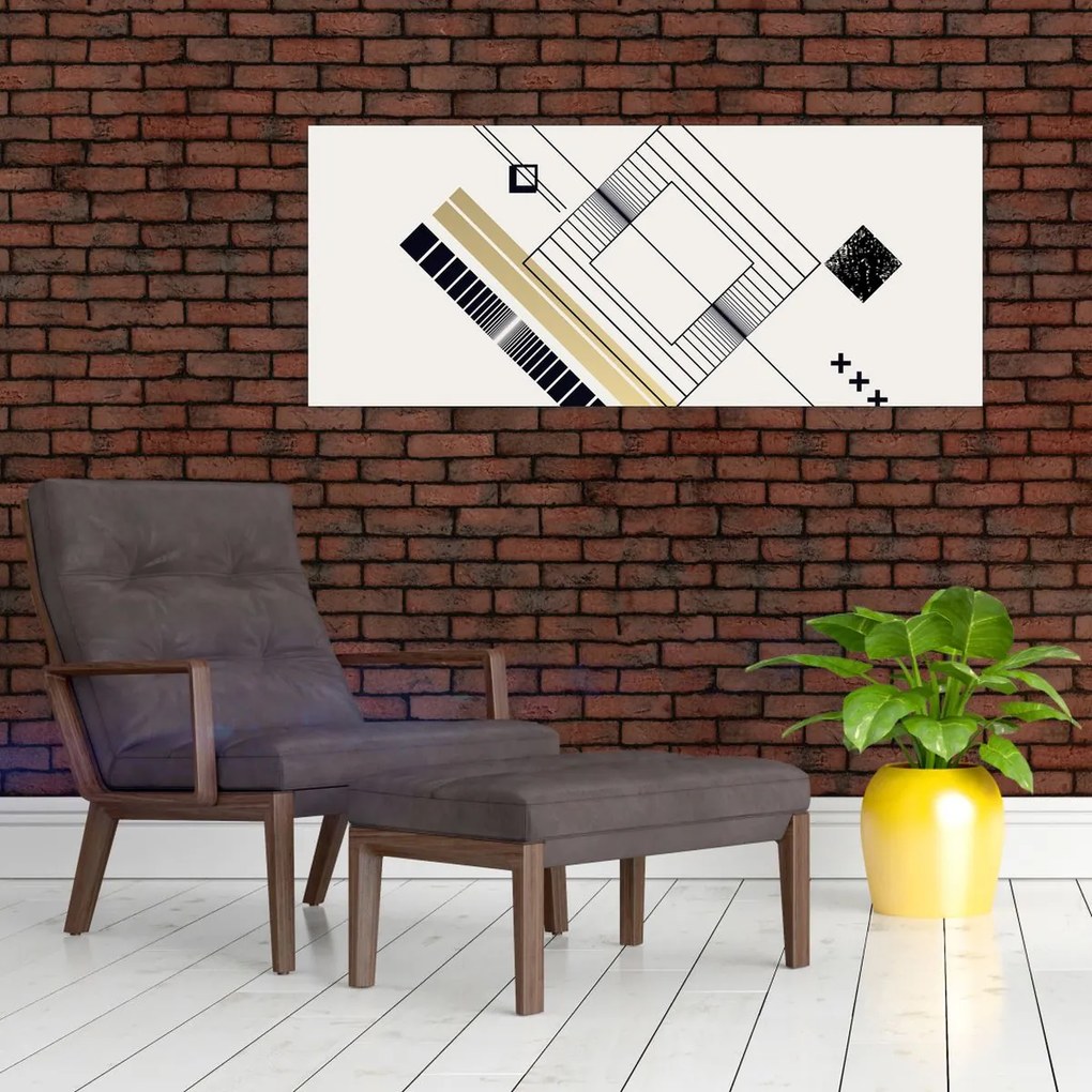 Obraz - Geometrické tvary N⁰6 (120x50 cm)