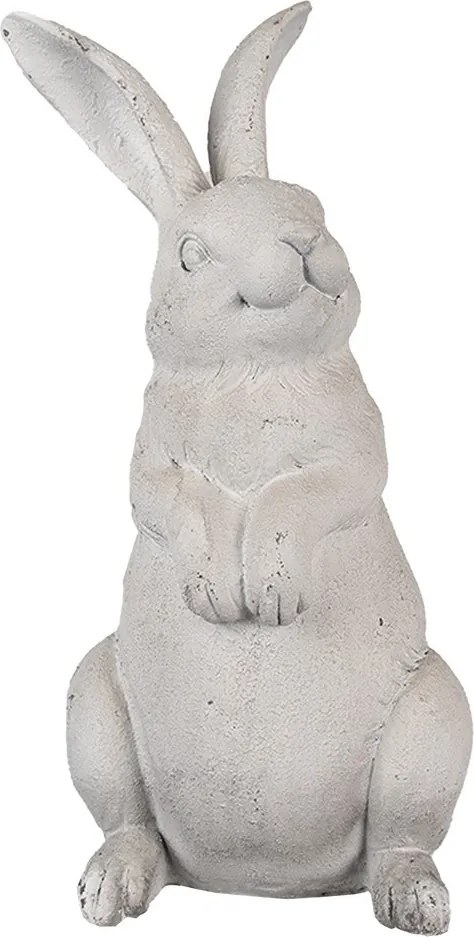Dekorace Socha Králík Béžová 14x11x26 cm - 14x11x26 cm