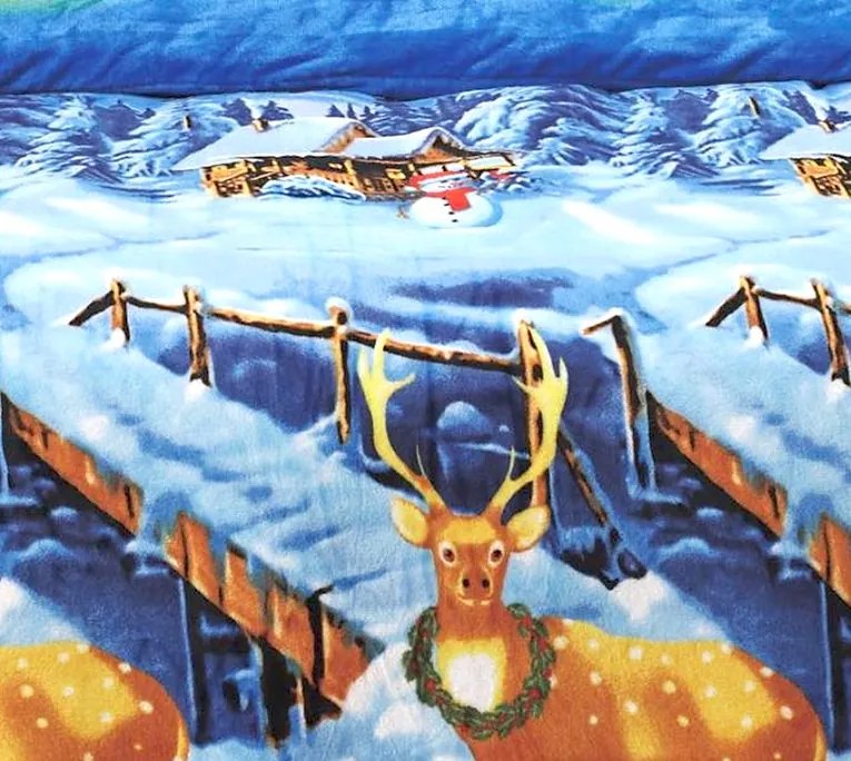 Jemné mikroplyš obliečky Homa LEVINA HOLIDAYS 140x200 cm