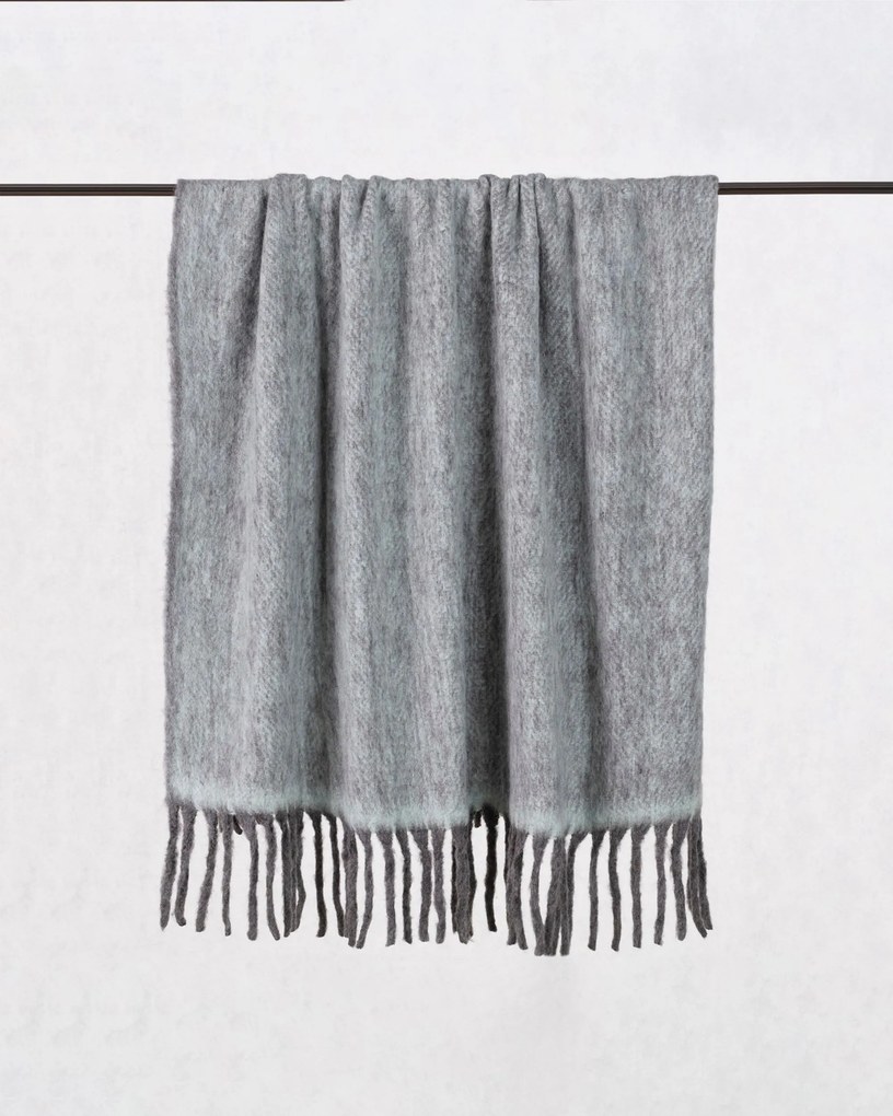 Deka Cozy 130x170cm grey-mint