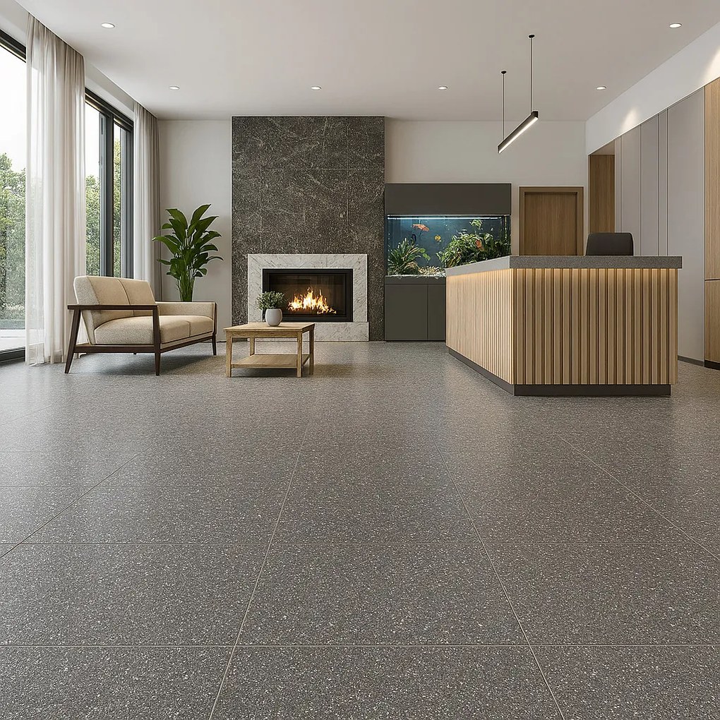 Beaulieu International Group, PVC podlaha - lino Master X 2978, na mieru, šíře 3m, šedá, pvc, chodba / predsieň