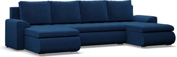 Sedacia súprava FORESTA ULL Kronos v tvare U tmavomodrá