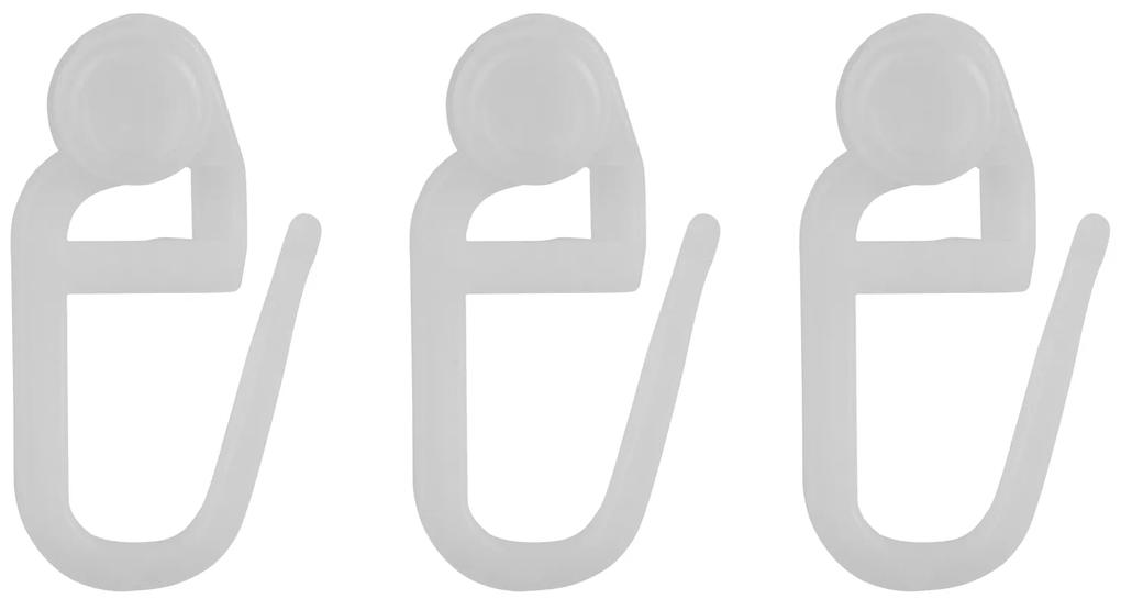 Dekodum PVC stropná lišta s krytom jednoduchá biela Dĺžka koľajnice (cm): 250, Typ prichytenia: Háčiky