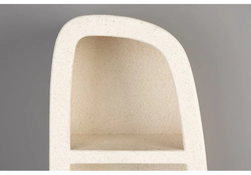 Krémová poschodová polica 38 cm Veda – Dutchbone