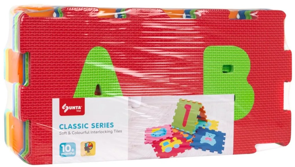 Ramiz Puzzle farebná podložka s číslami a písmenami