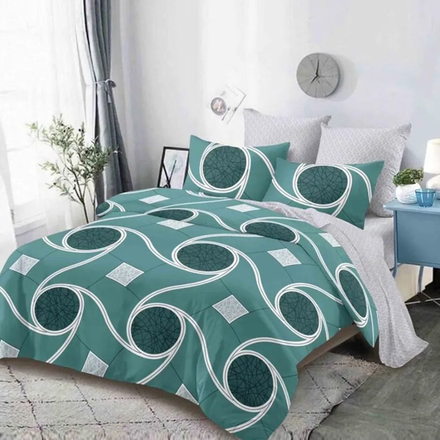 Flanelové obliečky z mikrovlákna VERDORA zelené Rozmer obliečky: 70 x 80 cm | 140 x 200 cm