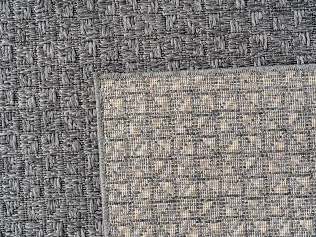 Ayyildiz 160x230 cm Kusový koberec Ibiza 1903 grey - na von aj na doma, šedá, chodba / predsieň