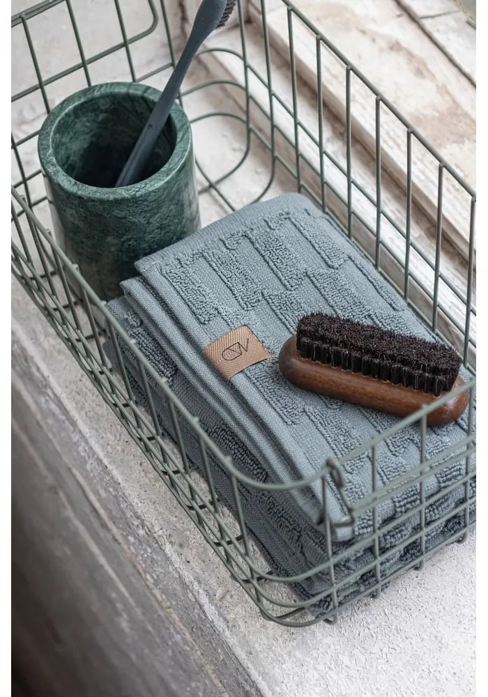 Tmavozelený mramorový téglik na zubné kefky Marble – Mette Ditmer Denmark