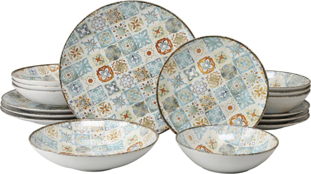 XXXLutz JEDÁLENSKÝ SERVIS Mosaik 16-dielne Creatable - Online Only bytové doplnky - 007768072601