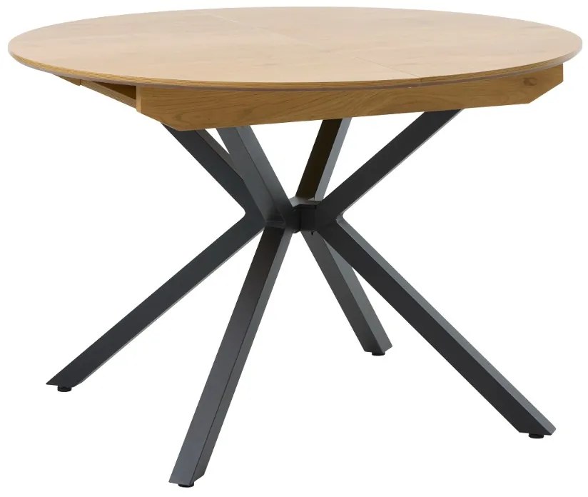 Rozkladací jedálenský stôl Valenzuela 120-170 cm vzor dub