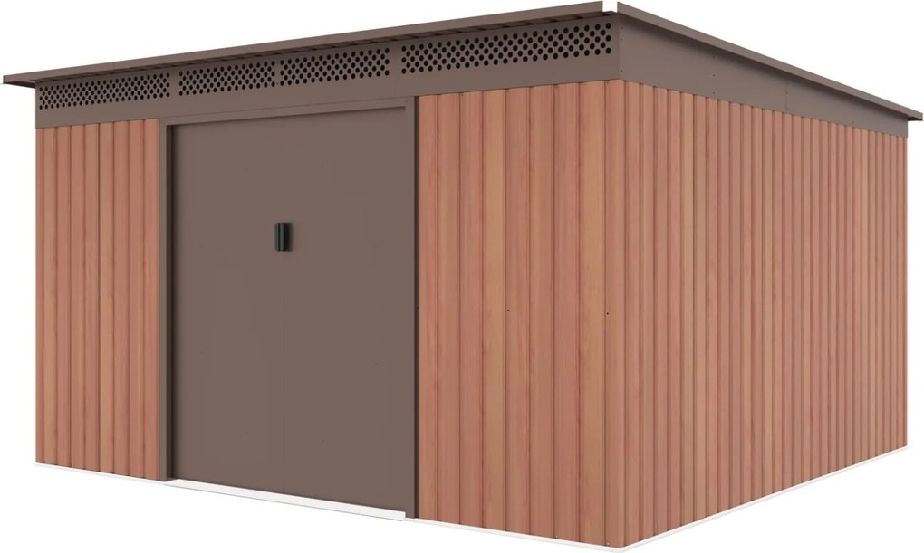 Záhradný domček G21 GRAH 1132 - 340 x 333 cm, hnedý