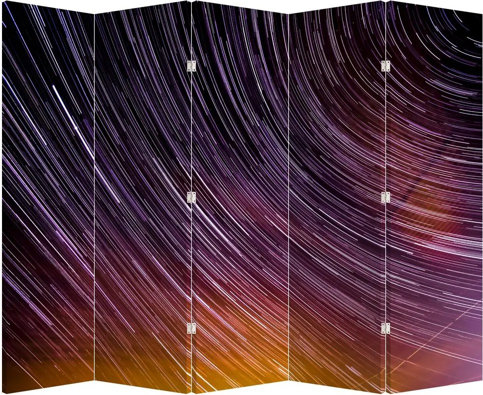 Paraván - Rozmazané hviezdy na oblohe (210x170 cm)