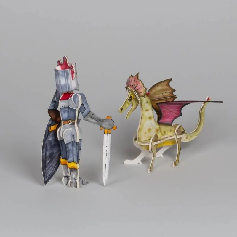 DECOLED A4 colouring book jigsaw puzzle big fairy tale set