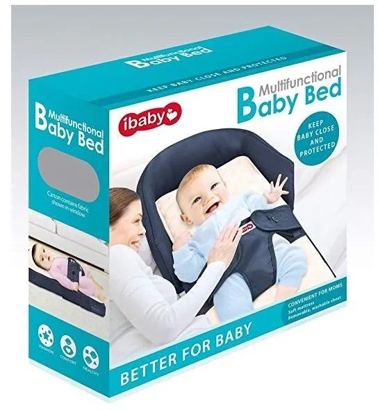 Hniezdo pre deti Multi 5v1 modré ibaby