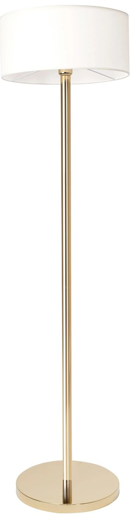 Toolight - Podlahová stojaca lampa E27 APP966-1F, zlatá-biela, OSW-04051