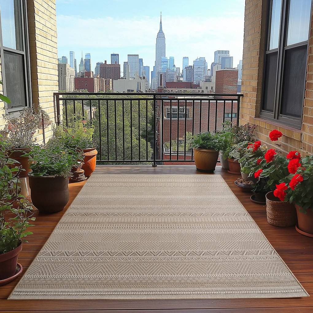 Kusový koberec Desert 1303 beige - na von aj na doma, 200x290, béžová, chodba / predsieň, Ayyildiz