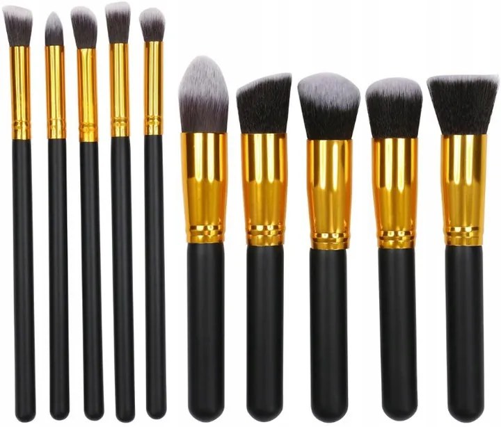 ShopJK TOALETNÝ STOLÍK, DARČEK SADA ŠTETCOV A HUBKA NA MAKE UP, TL04 BIELA
