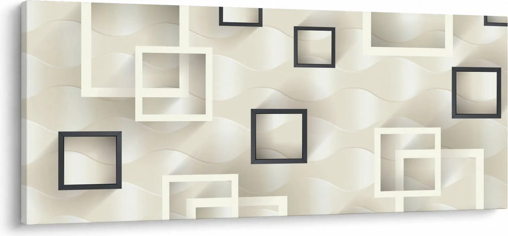 Geometrický abstraktný obraz (120x50 cm)