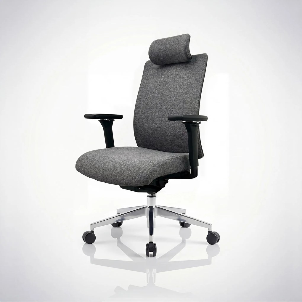 Ergonomická kancelárska stolička tmavosivá VECTOR