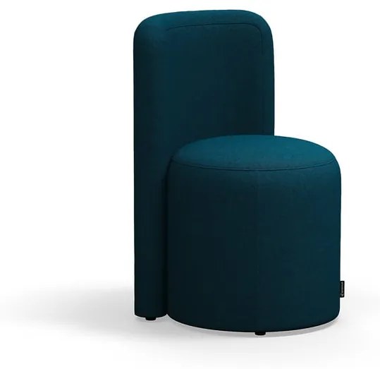 Taburet VARIETY, s operadlom, látka Blues CSII, petrolejová