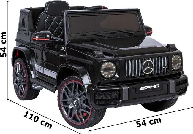 Elektrické autíčko MERCEDES AMG G63 čierne