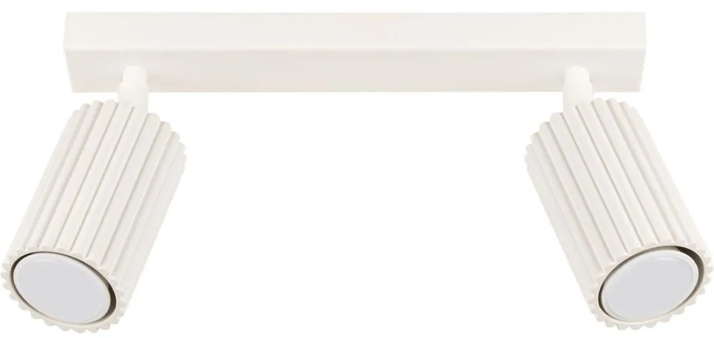 Sollux SL.1599 - Bodové svietidlo KARBON 2xGU10/10W/230V krémová