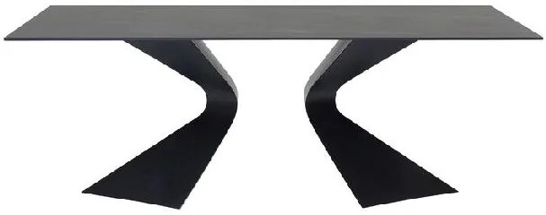 Gloria jedálenský stôl 200x100 cm čierny