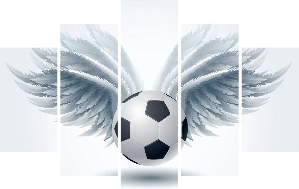 Obraz - Balón s krídlami (150x105 cm)