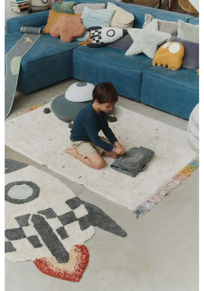 Bavlnený detský vankúšik 54x54 cm Stella Blue Sage – Lorena Canals