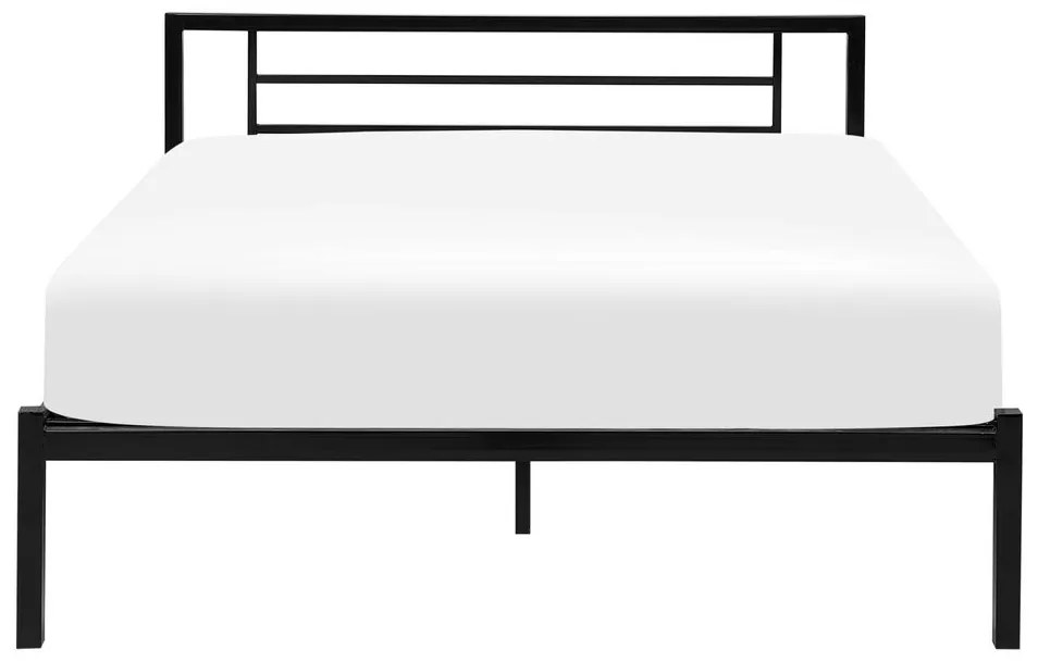 Manželská posteľ 140 cm Cush (čierna) (s roštom). Vlastná spoľahlivá doprava až k Vám domov. 1078519