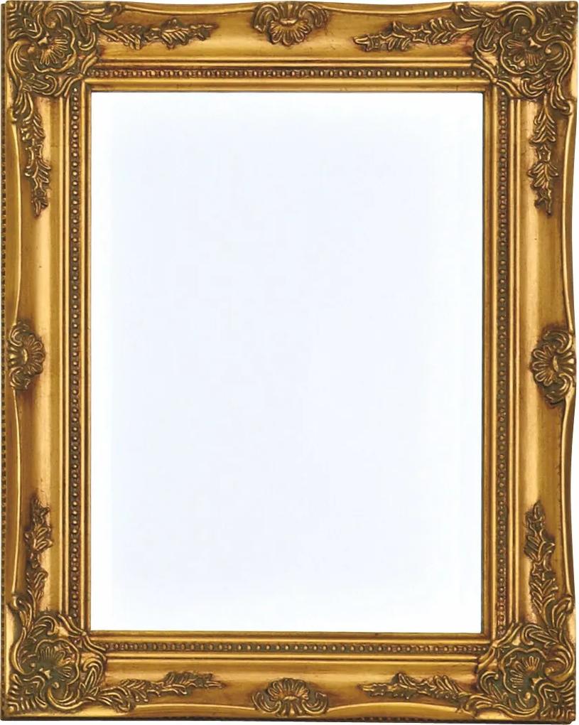 Bighome - Zrkadlo BAGNOLET 47x37 cm - zlatá