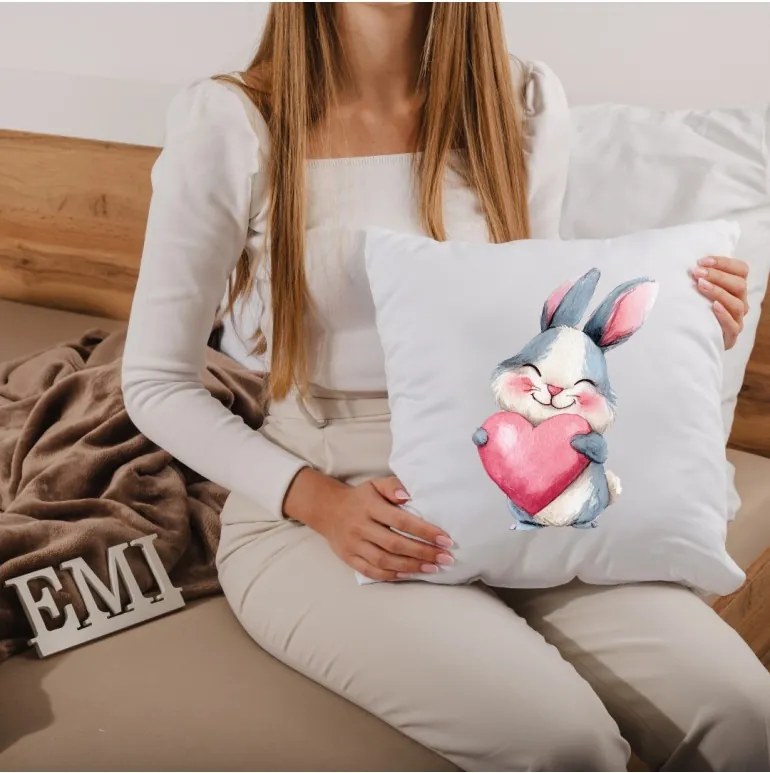 Dekoratívny vankúš Sweet Bunny 40x40 cm EMI