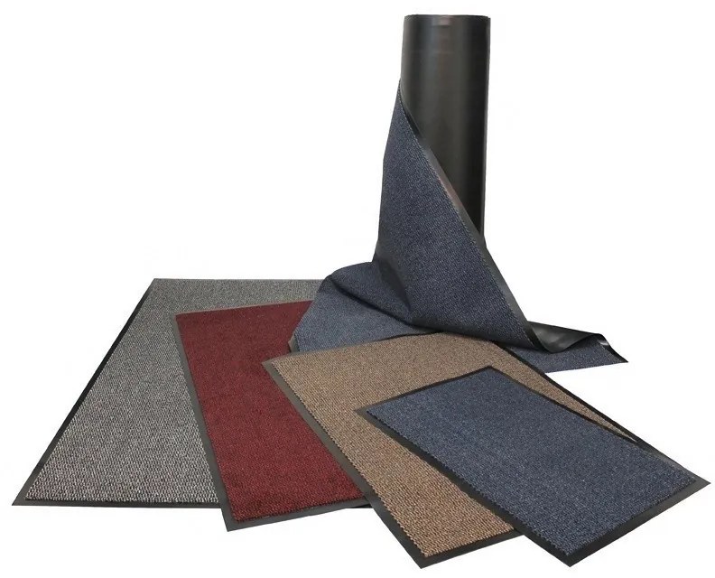 Ekonomická polypropylénová čistiaca rohož, 60 x 90 cm, sivá