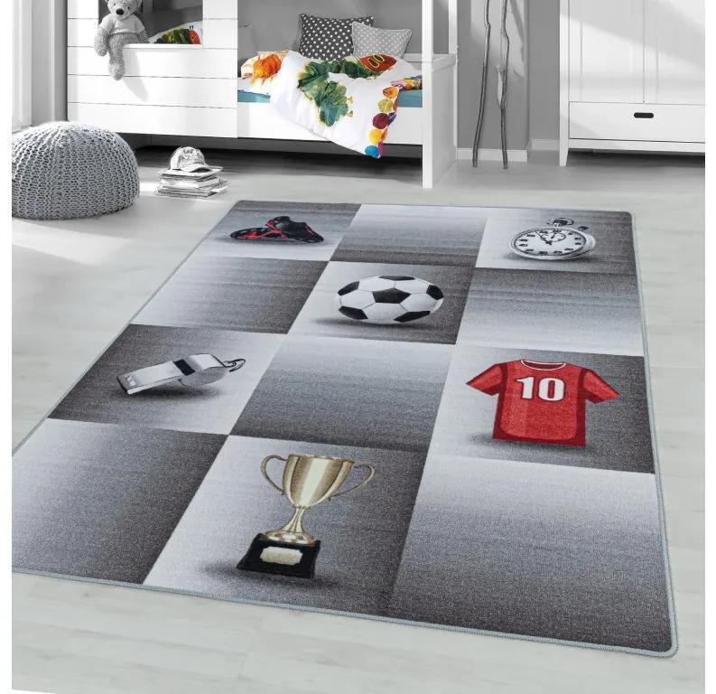 Ayyildiz Detský kusový koberec PLAY 2906, Sivá Rozmer koberca: 80 x 120 cm