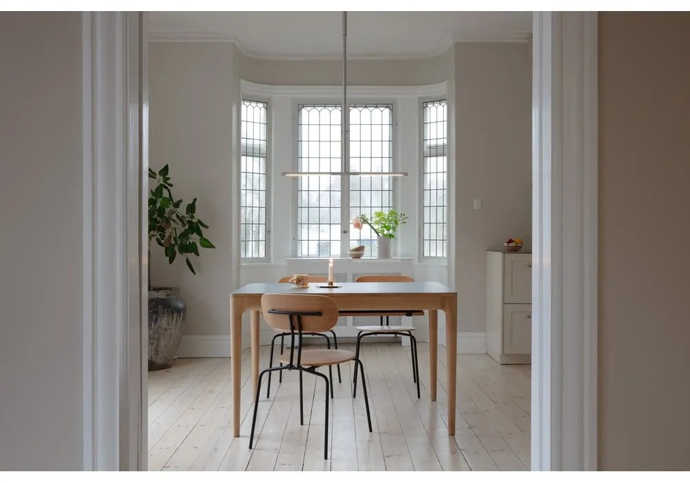 Kovové LED závesné svietidlo v striebornej farbe s kovovým tienidlom Omni Ceiling – UMAGE